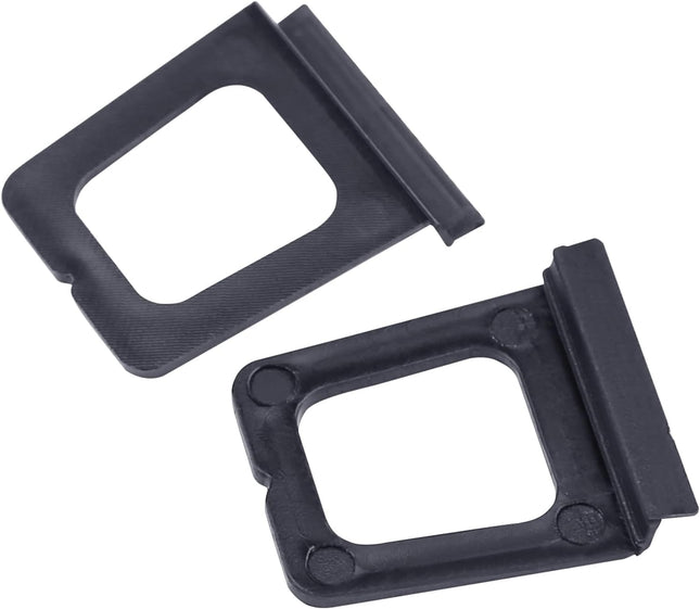 Xadnitu 30 Pieces Plastic Window Screen Pull Tabs Screens Lift Hollow Tabs Installed in Flat Spline Channel