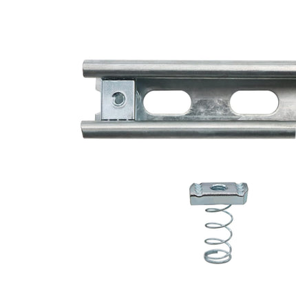 Strut Channel Nuts, 1/4"-20 Spring Channel Nut with Zinc Electroplate Finish, Long Spring Nuts Great for Use with Unistrut Channels (10 Pack)