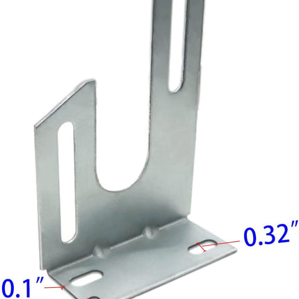 Heavy Duty Residential Garage Door Torsion Spring Center Brackets, Industrial Door Parts Support for 1-3/4" to 2-5/8" ID Springs (Pair)