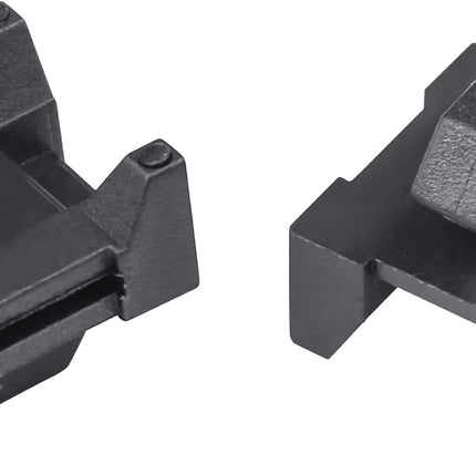 Xadnitu 25 Pieces Plastic Cable Zip Tie Mounting Blocks, Drop-In Base Mounts for 15 or 40 Series Aluminum T-Slot Extruded Profiles Wire Management