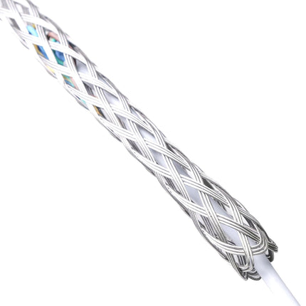 Xadnitu Cable Pulling Grip for 37-50mm OD Electrical Wires, Stainless Steel Cable Puller Sock Mesh Lassos with Rope Loop for Heavy Duty or Flexible Cords