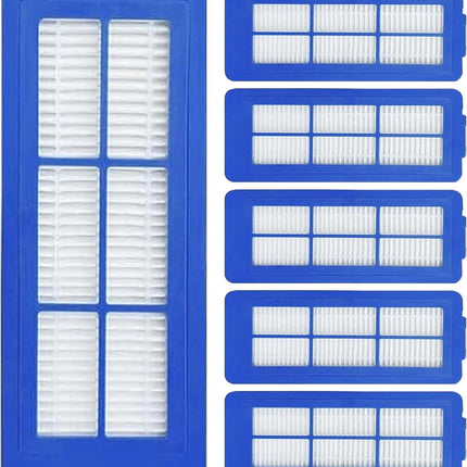 6 Pcs Replacement HEPA Filters for Eufy 11S Max 15C Max, 30C Max,39C Max,G30 Edge, G30 Hybrid Vacuum Cleaner Spare Filters Sets, Blue