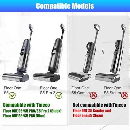 【NOT Universal】【S5/S5 Pro Only】 Replacement Brush Rollers for Tineco Floor ONE S5/S5 PRO Cordless Wet Dry Vacuum Cleaner 【NOT for S5combo & Nor Other Models】