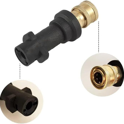 High Pressure Washer Gun Adapter 1/4" Spray Nozzle Tips Sets Brass Female Quick Connector for Karcher k2 k3 k4 k5 k6 K7