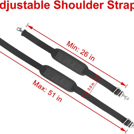 iGuerburn Shoulder Strap Carry Strap for Inogen One G4 Oxygo FIT with Swivel Hooks, Balanced Buckle and Adjustable Belt