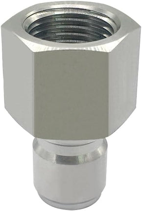 Female Quick Disconnect FPT 1/2" 304 Stainless Steel Homebrewing Connector (Pack of 2)