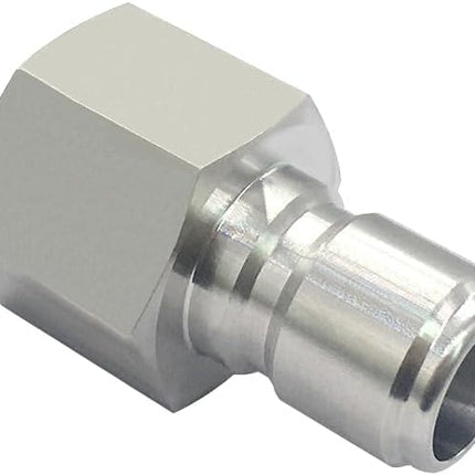 Female Quick Disconnect FPT 1/2" 304 Stainless Steel Homebrewing Connector (Pack of 2)
