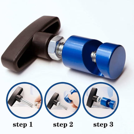 Lift Support Clamp Hood Strut Fixing Clamps Stay Holder for Tailgates and Trunks with up to Dia.3/8” (10mm) (Blue-Pack of 2)