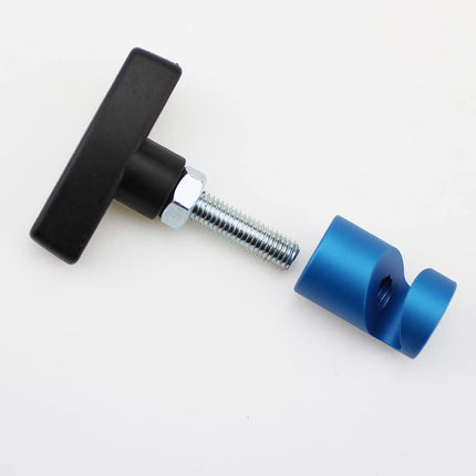 Lift Support Clamp Hood Strut Fixing Clamps Stay Holder for Tailgates and Trunks with up to Dia.3/8” (10mm) (Blue-Pack of 2)