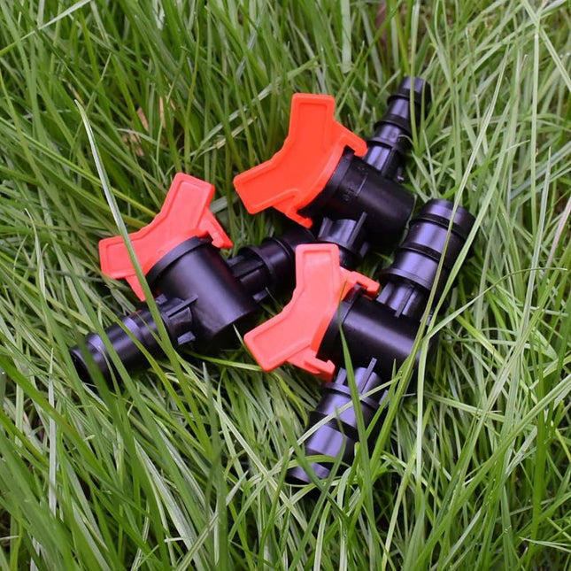 1/2 Drip Irrigation Switch Valve Barbed Ball Valve for Garden Drip Irrigation Aquarium (6 Pcs) – product detail