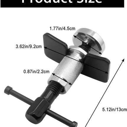 Brake Caliper Piston Rewind Tool Compression Dual Pin Brake Right Handed Thread Set for Car Disk Brake Pad Replacement