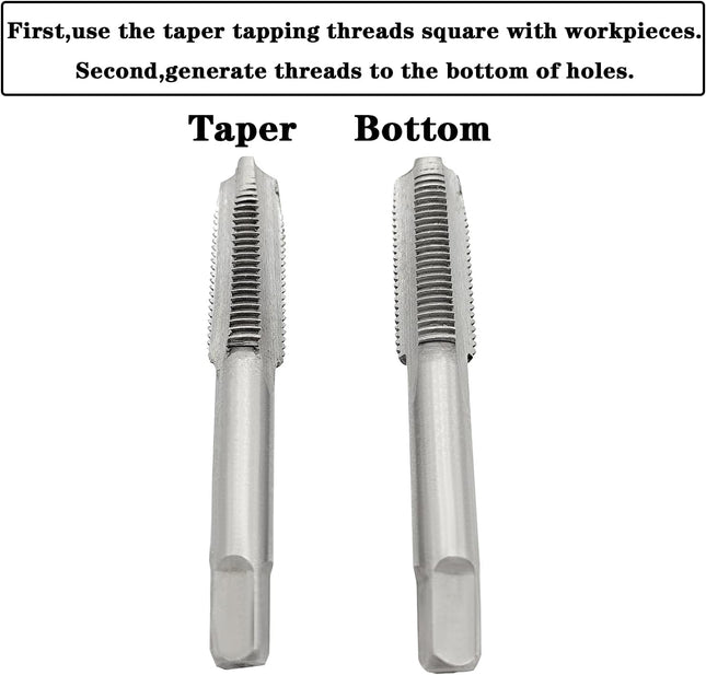 M10 X 1.5 Metric Hand Tap 1 Pair Threading Hand Tap Alloy Tool Steel Right Hand – product detail