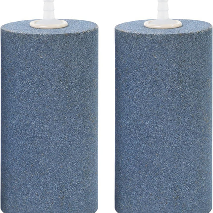 Aquarium Air Stone 4x2 inch 2 Pack, Large Airstone, Aerator Bubble Differ, Air Pump Accessories for Aquariums, Hydroponic, Ponds and Fish Tanks