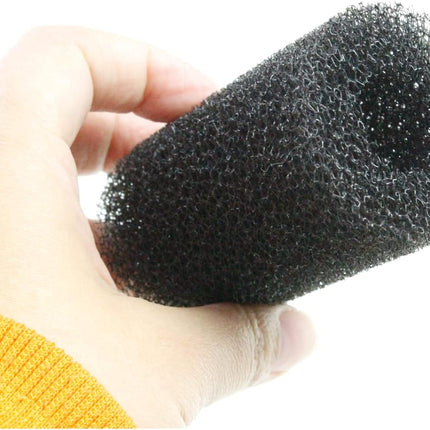 12-Pack Pre-Filter Sponge for Aquarium Shrimp Fry Fish Tank Filter 0.8 Inch Intake, Replacement Foam Cover
