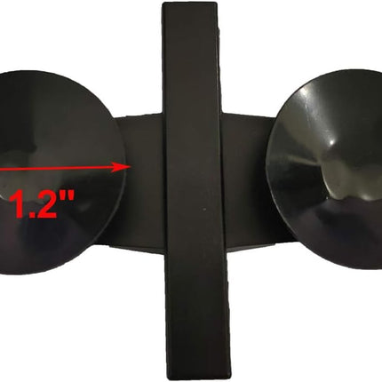 12 Pack Aquarium Divider, Suction Cup Divider Black, Plastic Sheet Isolation Holder for Fish Tank