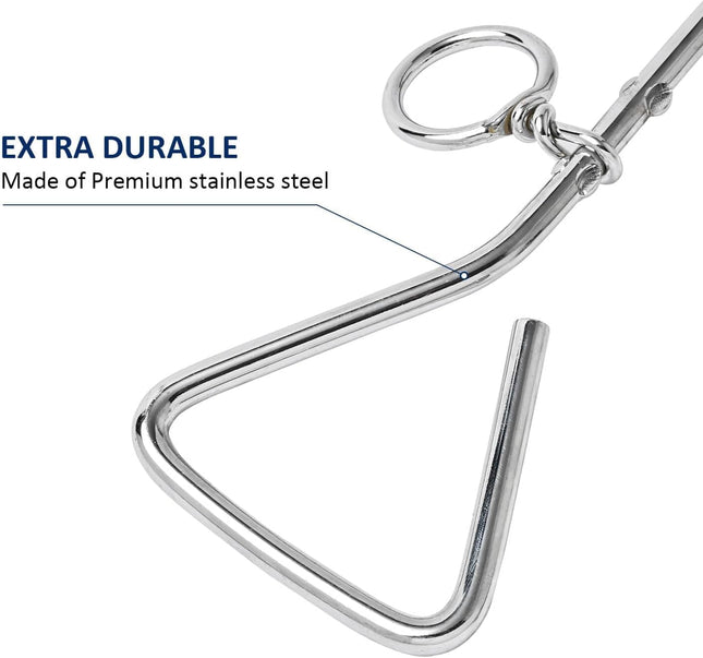 Dog Tie-Out Stake Durable Silver Spiral Anchorstake Secure Outdoor Tethering for All Cable Leash – product detail