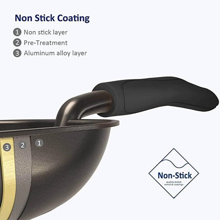Cat Litter Scoop, Non-Stick Plated Aluminum Alloy Sifter, Kitty Durable Metal Scooper, Deep Shovel, Long Handle, Kitten Pooper Lifter, Size Medium, Coated Black Body with Black Handle