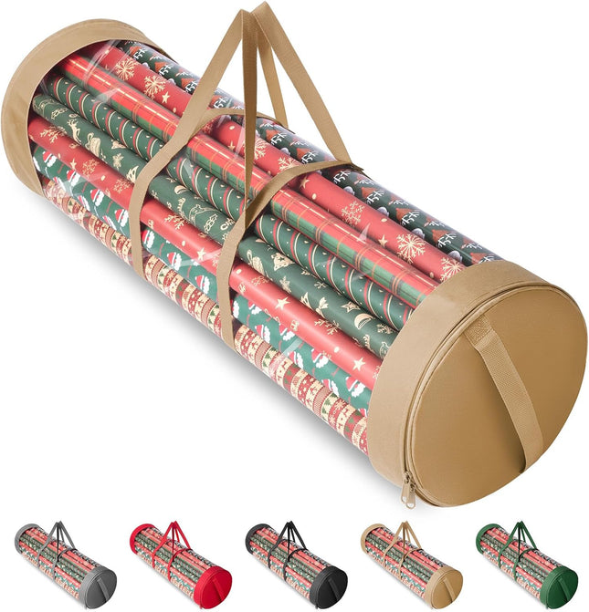 Christmas Wrapping Paper Organizer Storage 41 Gift Wrapping Paper Storage Containers Clear PVC