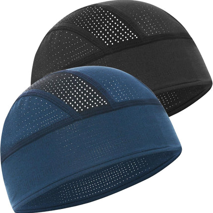 Skull Caps Cooling Helmet Liner,Lightweight Mesh Sweat Wicking Hard Hat Liner Cycling Motorcycle Cap for Men Women