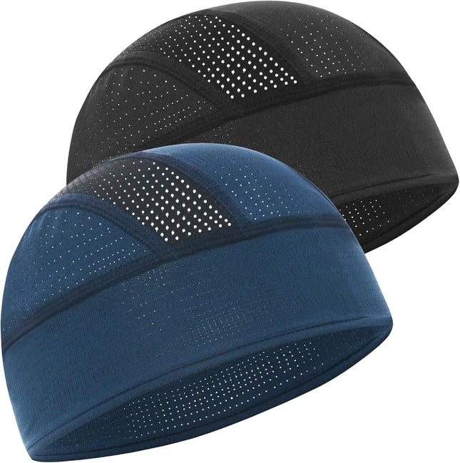 Skull Caps Cooling Helmet Liner Lightweight Mesh Sweat Wicking Hard Hat Liner Cycling Motorcycle Cap for