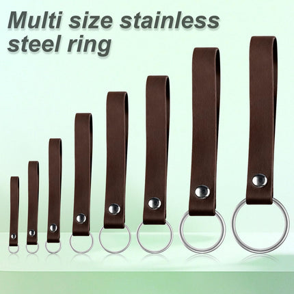 CooBigo 15pcs 1 Inch Stainless Steel Ring Buckle, Metal O Rings Buckles, Solid Welded Loop for Dreamcatcher Keyrings, Dog Collars, Macrame, Hanging Strap Slings
