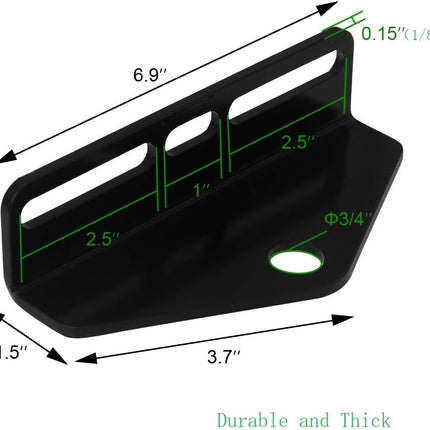Zero Turn Mower Trailer Hitch, Universal Fit for Most of ZTR,3/4” Pin Hole