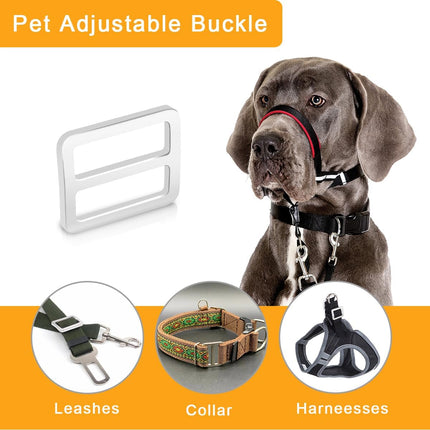 CooBigo 24Pcs 1" Adjustable Buckles Metal Slider Buckles Tri-Glide Slide Strap Adjuster for Shoulder Bag Handbag Dog Collar Backpack Hardware Making