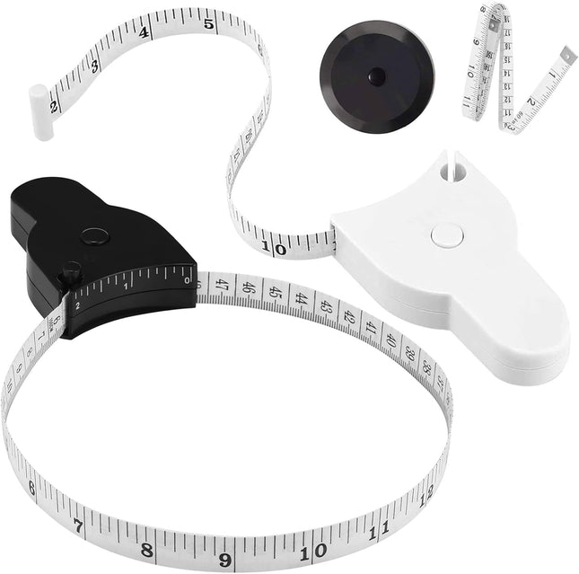 Automatic Telescopic Tape Measure(60in/150cm) Measuring Tape for Body Self-Tightening Body Measuring Tape (4