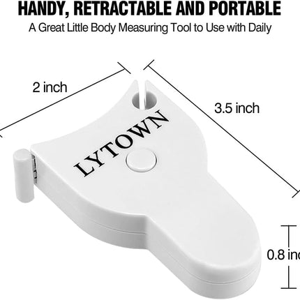 Automatic Telescopic Tape Measure(60in/150cm), Measuring Tape for Body,Self-Tightening Body Measuring Tape,Retractable Tape Measure for Fitness, Weight Loss, Tailor, Sewing, Handcrafts (4 PCS)