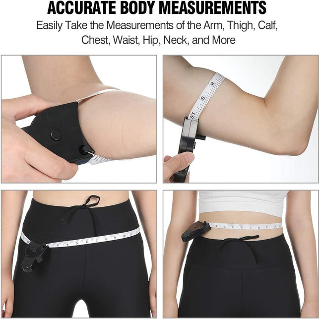 Automatic Telescopic Tape Measure Body Measure Tape 60 inch (150cm) Self-Tightening Retractable – product detail