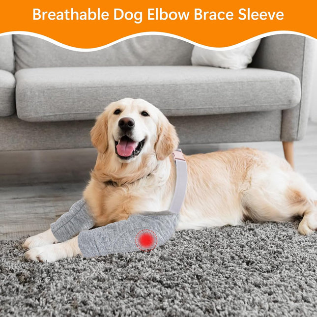 Dog Elbow Protector for Calles Adjtable Dog Elbow Pads Leg Sleeve to Prevent Licking Biting – product detail