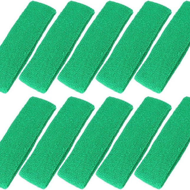 ® 10 PCS Sports Basketball Headband/Sweatband Head Sweat Band/Brace Gift Party Outdoor Activities