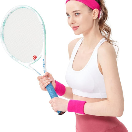 10 Pack Sports Wristband Sweatband Gym Yoga Wrist Support Sweatband Cotton Wrist Wraps