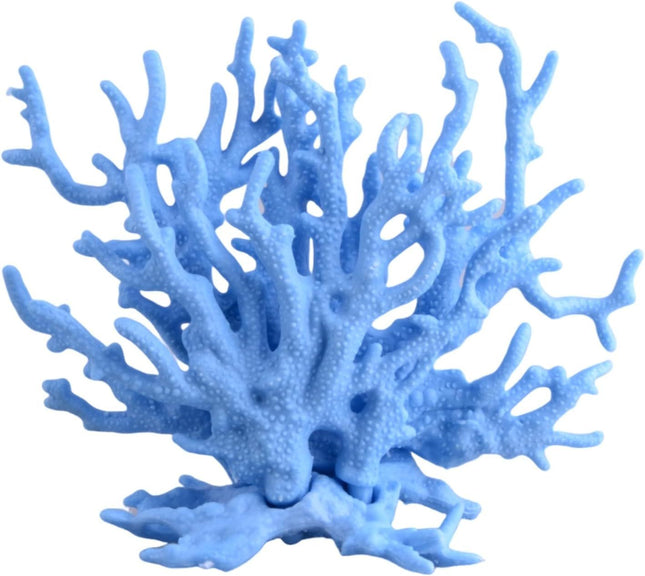 Blue Artificial Aquarium Plant Ornament Decor Plastic Coral Reef Fish Tank Decoration V1258-DP02-E-551