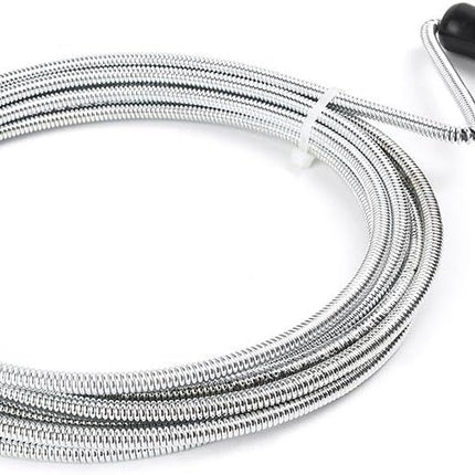 Metal Drain Cleaner and Clog Remover, 10FT long Hair Catcher Cleaning Tool, Sink Dredge Pipeline Cleaner for Bathroom Kitchen Tube Sink Basin