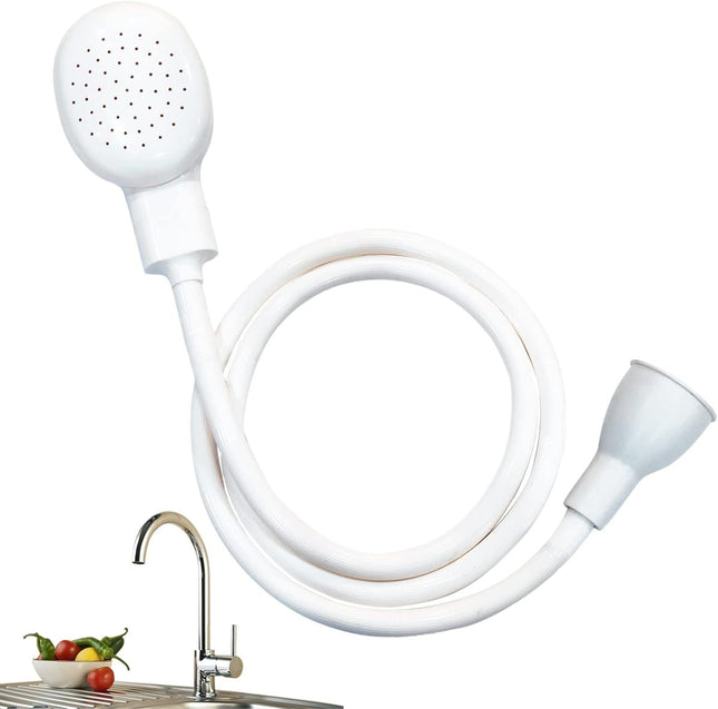 Sink Spray Rubber Hose Sink Hose Attachment for Faucet Portable Sink Hose Faucet Sprayer Shampoo Sprayer