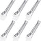 6PCS Serving Tongs 7Inch Buffet Tongs Stainless Steel Food Tong Small Serving Utensils for