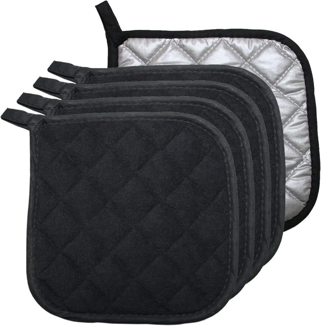 5 PCS Pot Holders for Kitchen Cotton Potholers with Great Heat Resistance Hot Pads Trivets for Cooking and