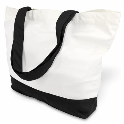 1 | 3 | 6 | 12 | 24 Pack Super Strong Large 12oz Cotton Canvas Tote Bag, Reusable Grocery Shopping Cloth Bag, Fashionable Two-Tone Tote for Crafts, DIY Your Creative Designs (Pack of 1)