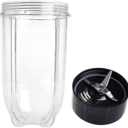 Replacement Cross Blade + 16oz Cup Set for Magic Bullet, Replacement Parts compatible with 250 W Magic Bullet MB1001 Blender