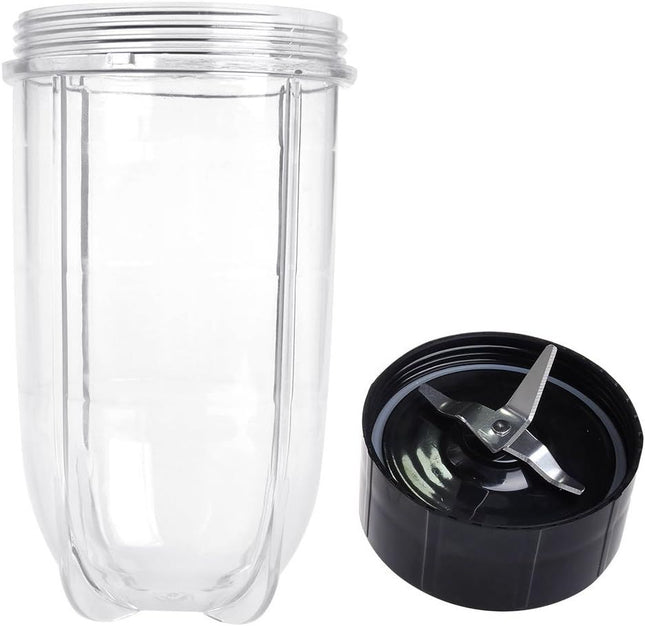 Replacement Cross Blade Plus 16oz Cup Set for Magic Bullet Replacement Parts compatible with 250 W Magic