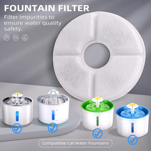 Filters Replacements for Flower Automatic Pet Fountains Cat Water Fountain Replacement Parts and – product detail