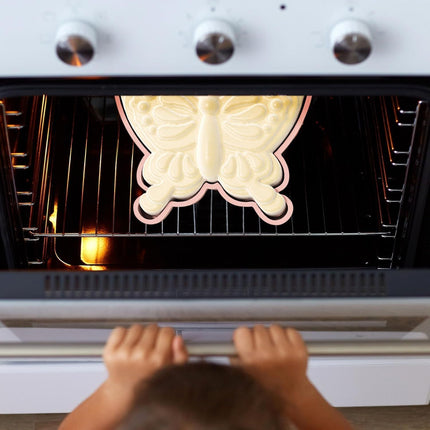 10 Inch Large Butterfly Cake Pan,Butterfly Shaped Birthday Cake Pan,3D Cake Baking Pan Nonstick Silicone Cake Mold for Birthday,Baby Shower, Anniversary, Party, Christmas