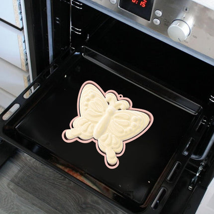 10 Inch Large Butterfly Cake Pan,Butterfly Shaped Birthday Cake Pan,3D Cake Baking Pan Nonstick Silicone Cake Mold for Birthday,Baby Shower, Anniversary, Party, Christmas