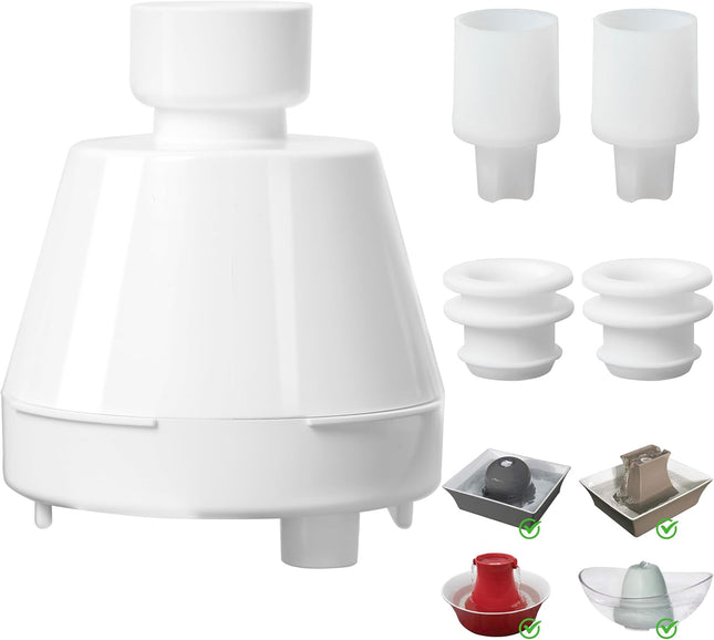Cat Water Fountain Replacement Filter Housing & Silicone Nozzle Plug Set Pet Water Dispenser Pet
