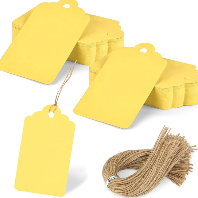 120pc Gift Tags with String