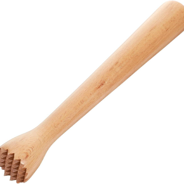 Wooden Muddler for Cocktails, Durable Muddler for Lemonade, Professional Bar Muddler Tool, Home and Bar Cocktail Muddler for Mojitos, Fruit Drinks (10 Inch)