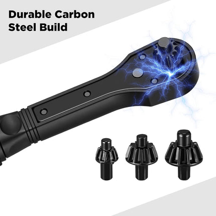 2 in 1 Drill Chuck Ratchet Spanner 2026 Universal Chuck Key Replacement Tool 2 in 1 Ratchet Drill Key Wrench Compatible with Most Electric Drills and Power Tools(2 Pcs)