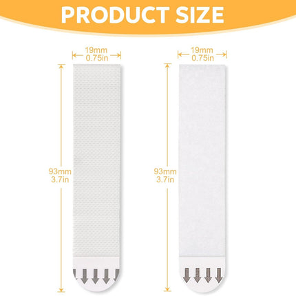 Large Picture Hanging Strips Heavy Duty,20-Pairs(40 Strips) Sticky Picture Hangers for Walls Hanging Without Nail,Damage Free No Nails Refill Adhesive Poster Frame Mounting,White