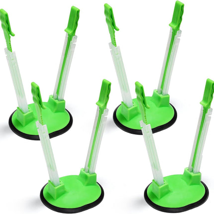 Baggy Rack Holder for Food Meal Prep,Plastic Freezer Bag Holder Stand for Filling, Adjustable Food Storage Bag Holders,Gallon Bag Holder (Pack of 4)